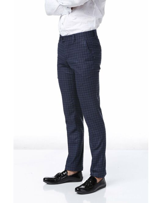 Мужские брюки в клетку - БШ-321 от Bawer 