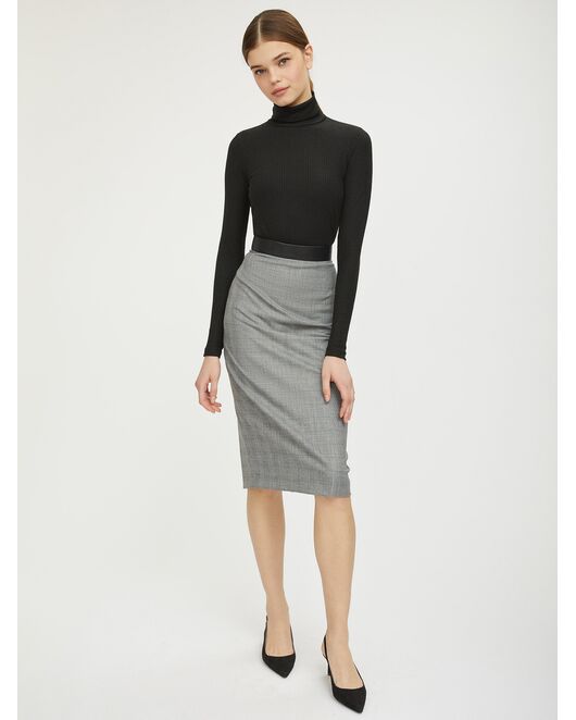 Юбка с кожаным поясом от byME 