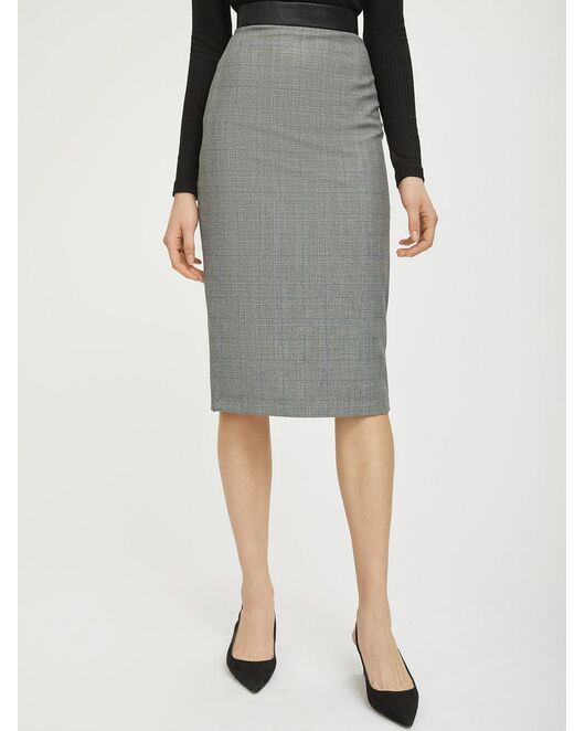 Юбка с кожаным поясом от byME 